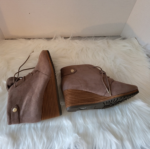 Women Dr Scholls Wedge Boots Size 7 - Picture 3 of 5